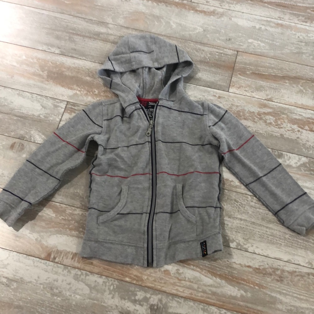 Quiksilver striped hoodie 4T